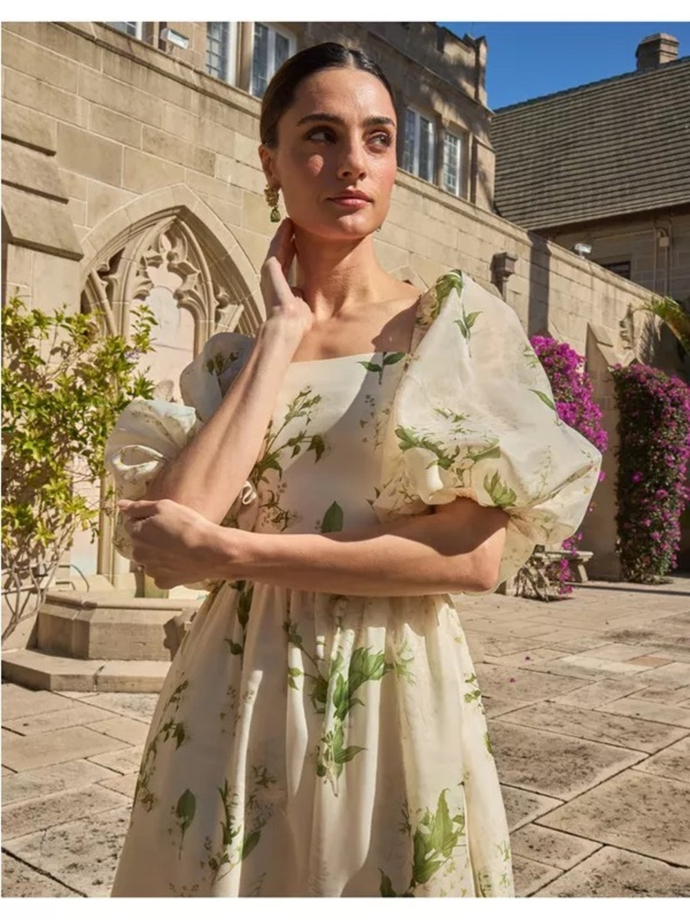 Mestiza New York Delphine ivory floral midi dress - Picture 2 of 11